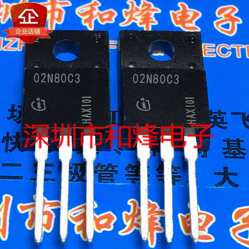 10 ชิ้น SPA02N80C3 02N80C3 TO-220F MOS วิทยุไตรโอด