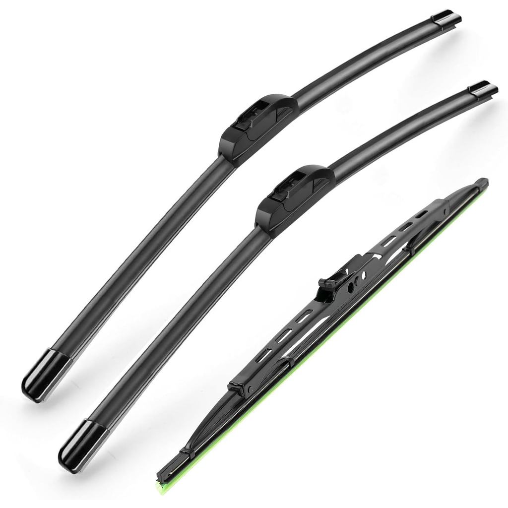 22"+22"+16" ใบปัดน้ําฝนกระจก Premium All-Season ซิลิโคนใบปัดน้ําฝนสําหรับ Land Rover LR3 2005-2009 L