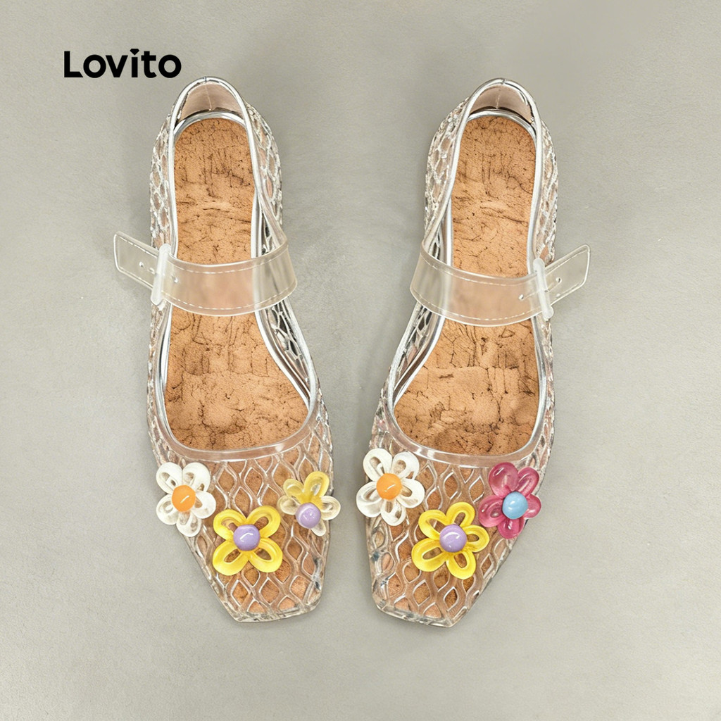 Lovito صندل نسائي بألوان متباينة — صورة 4