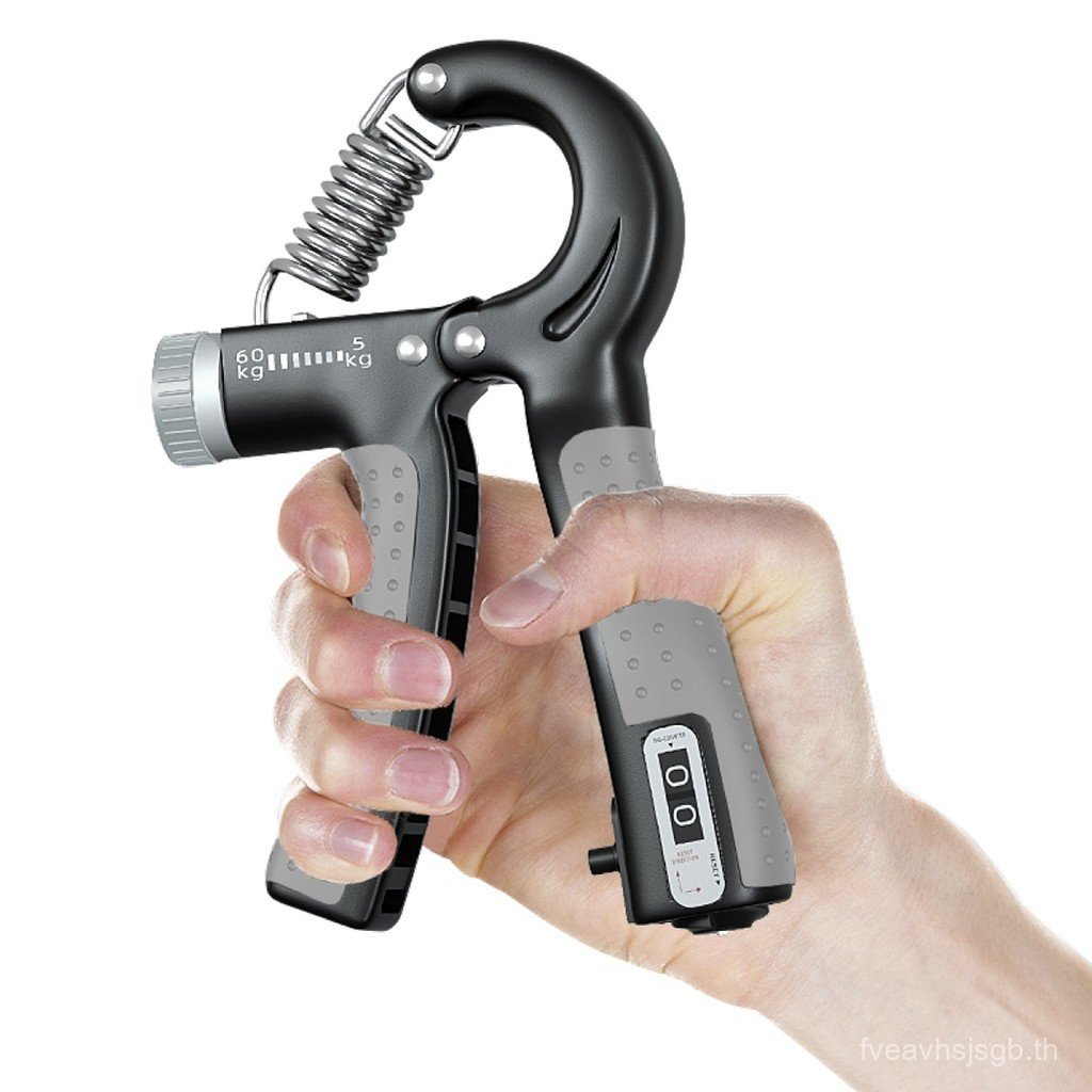 BG Sport Gripper R-Shape ปรับและนับได้ Hand Grip Strength การออกกําลังกาย รุ่น HG003 HWYA