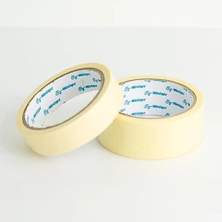 เทปย่น 20 หลา Masking tape มี 7 ขนาด 12,18, 24, 36, 48, 60, 72 มม. เทปกระดาษกาวย่น เทปกาวย่น กาวหนังไก่ ติดง่าย เขียนได้