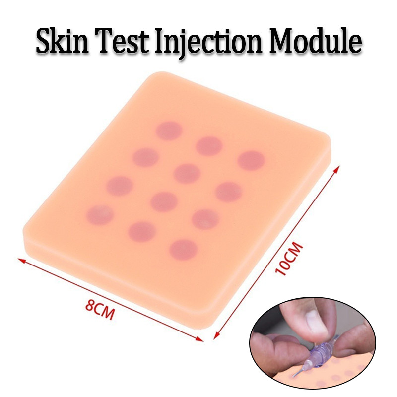 Intradermal Skin Test ฉีดฝึกจําลองผิว Pad สําหรับฝึกซ้อมนักเรียนพยาบาล