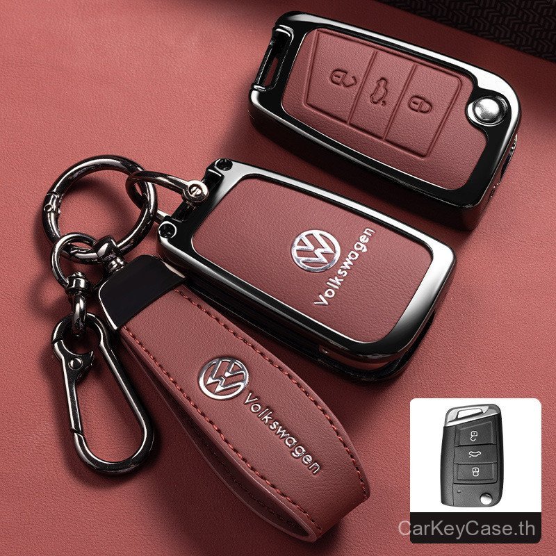 สังกะสีอัลลอยด์กุญแจรถสําหรับ VW Volkswagen Golf 7 MK7 Tiguan MK2 ที่นั่ง Ateca Leon FR 2 Ibiza Key 