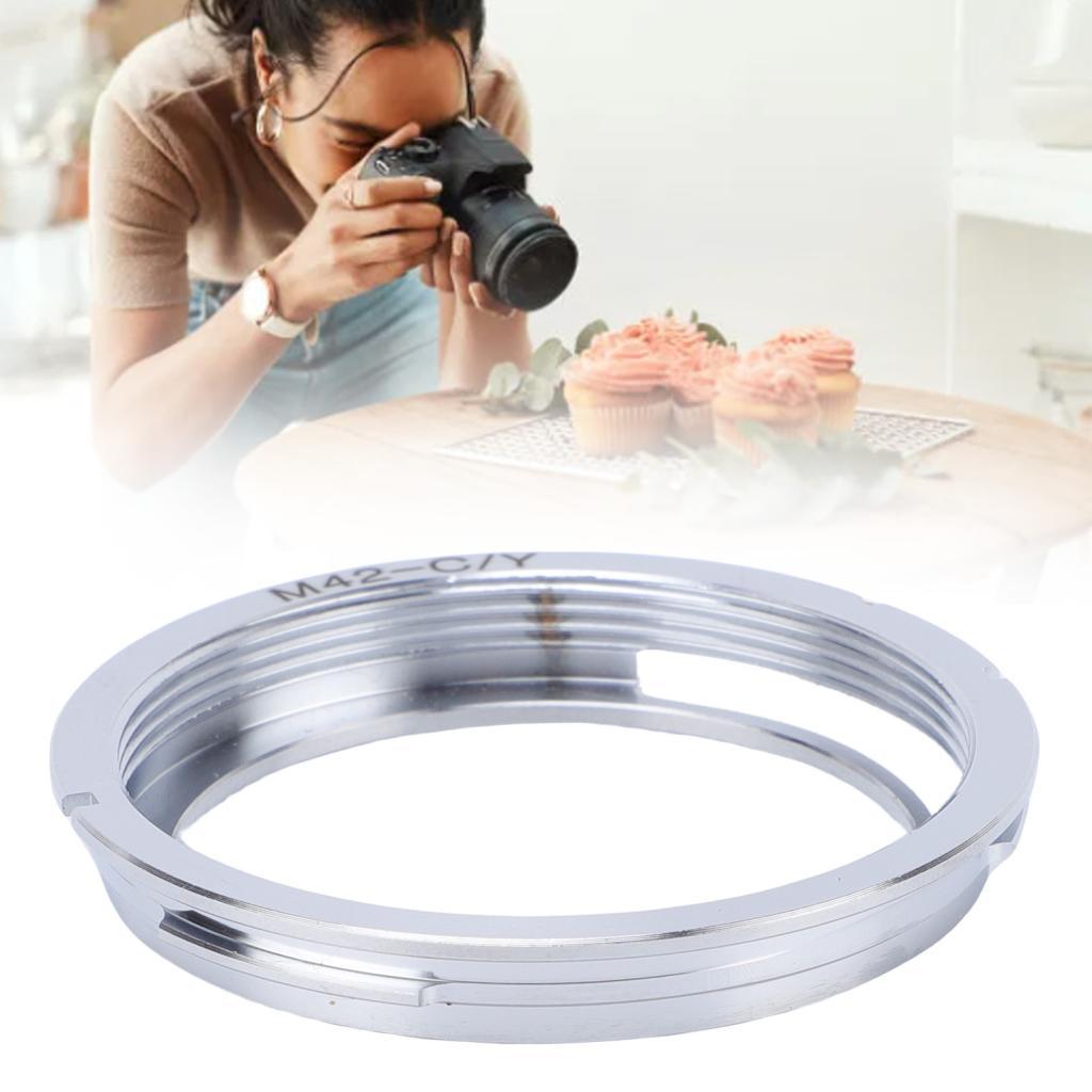 อะแดปเตอร์เมาท์เลนส์กล้อง YUEHISY สำหรับ Contax M42 ถึง CY Ring Copper