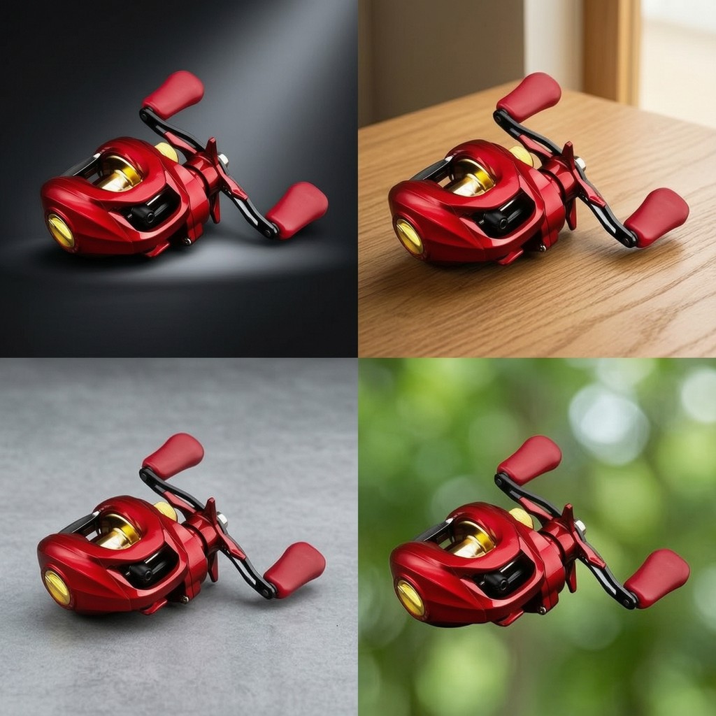 Low-Profile Baitcasting Reel Ultra-Light Low-Profile Casting Reel Baitcaster โลหะ Smooth สําหรับ Ang