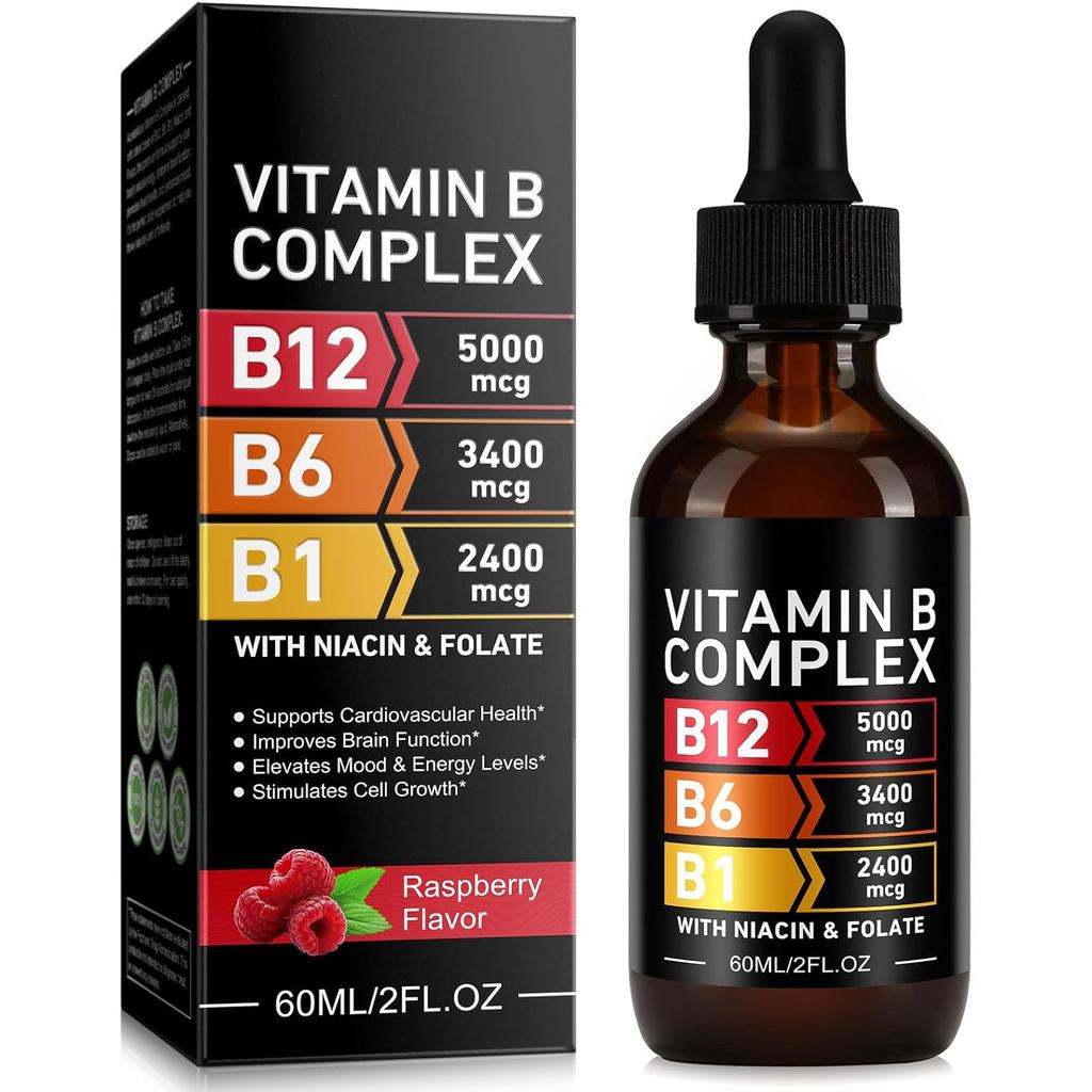 Frovetani Organic Vitamin B Complex,Vitamin b Complex for Women, B12 Methylcobalamin,Vitamin b6,B1,B