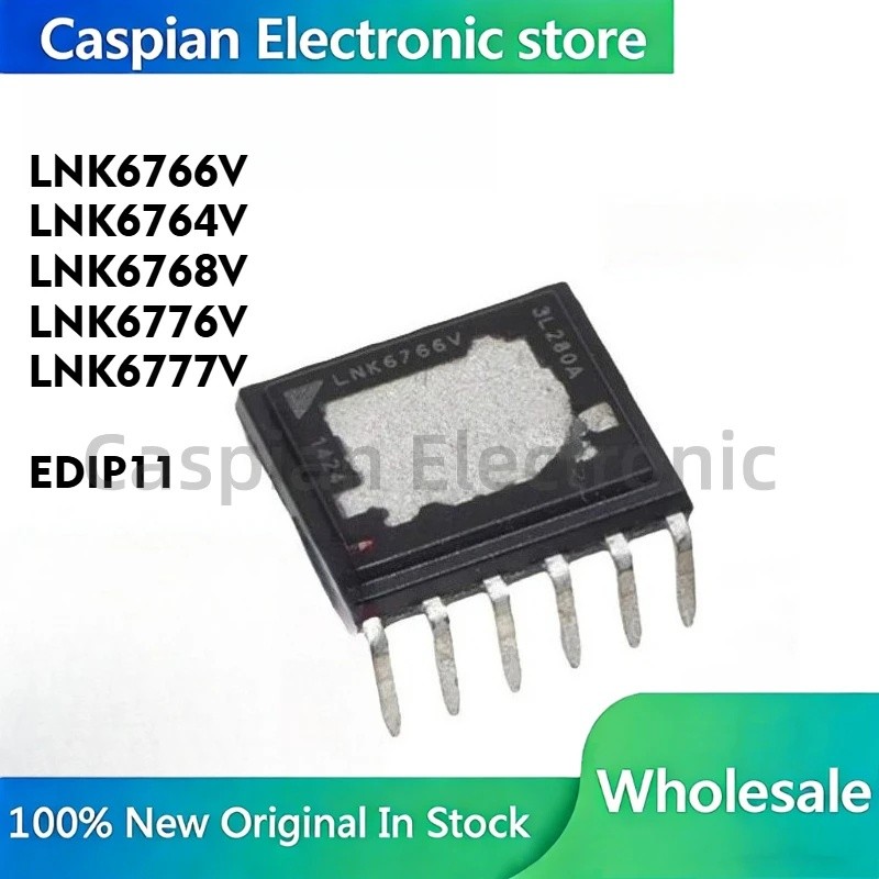 5PCS LNK6766V LNK6764V LNK6768V LNK6776V LNK6777V EDIP11 Power maning ชิปในสต็อกขายส่ง