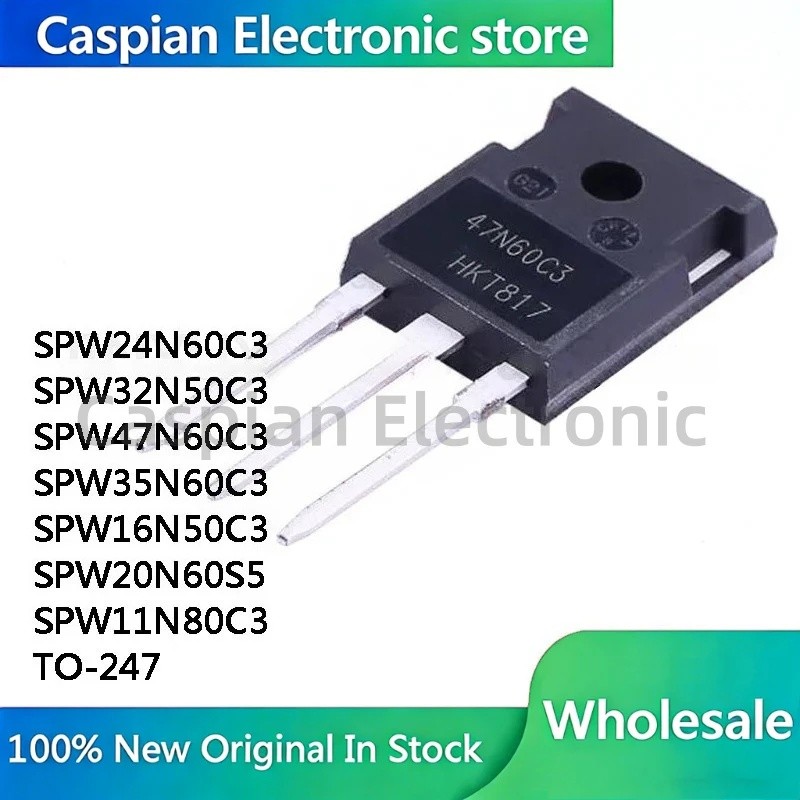5PCS SPW47N60C3 47N60 47N60C3 SPW35N60C3 35N60C3 SPW32N50C3 SPW24N60C3 24N60C3 SPW20C3 SPW5S ทรานซิส