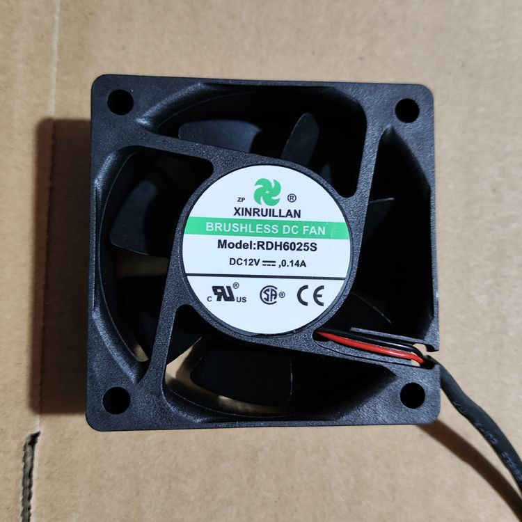 เหมาะสําหรับ XFAN XFAN RDH6025S พัดลม 6 ซม. 6025 12V 24V 0.14A พัดลมระบายความร้อน