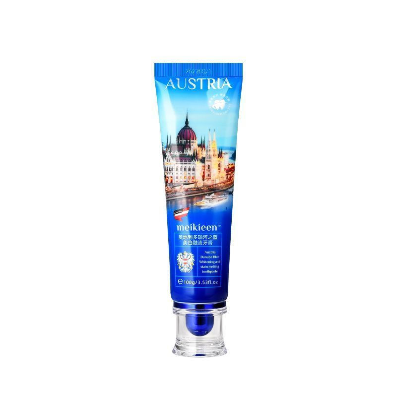 ~~ [ยาสีฟัน Austria] MEIKIEEN Austria Danube River Blue Stained Toothpaste วัน