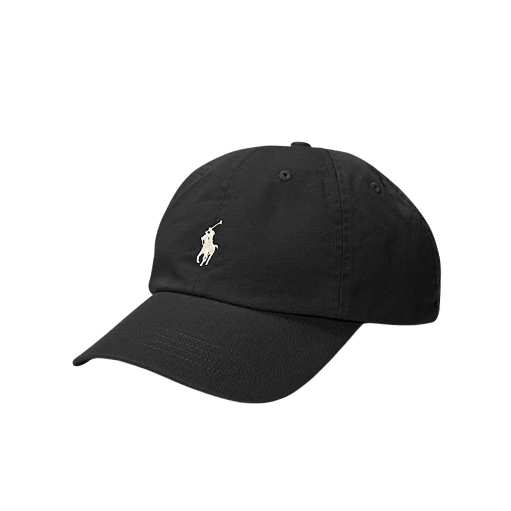 Polo Ralph Lauren قبعة Chino قطنية — أسود — صورة 2