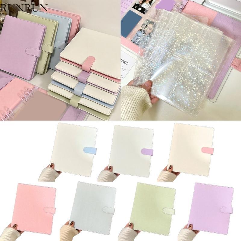 RUN หนัง Notebood Planner สําหรับ Budget Planner Scrapbooking การ์ดอัลบั้ม