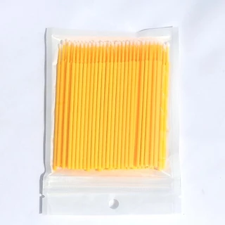 Paeclarus 100 ชิ้นทิ้งสําลีเครื่องมือต่อขนตามาสคาร่า applicator แปรงขนตาขยายแต่งหน้า applicator ลบเครื่องมือ