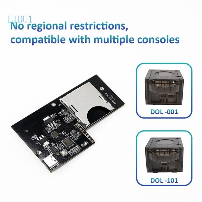 LIDU1 Optical Drive Emulator คอนโซล Upgrad Lder Emulator เปลี่ยนอะแดปเตอร์การ์ด