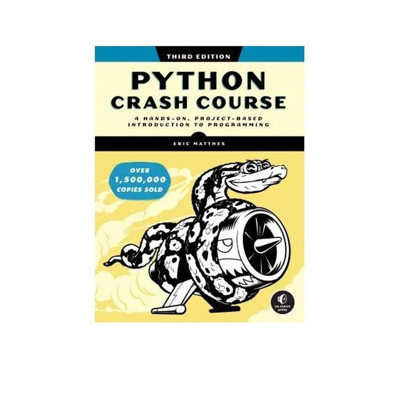 หนังสือภาษาอังกฤษกระดาษ Python Crash Course รุ่นที่ 3 2023