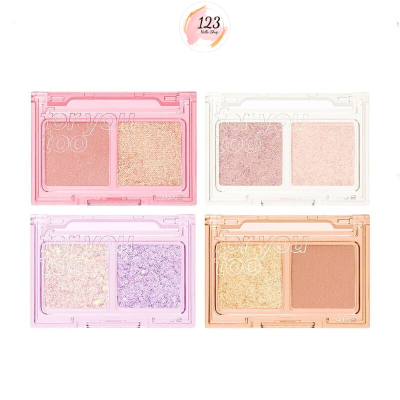 🔹 4U2 For You Too Eyeshadow 1.8g โฟร์ยูทู อายแชโดว์เนื้อแมทและเนื้อเจลลี่ ✨