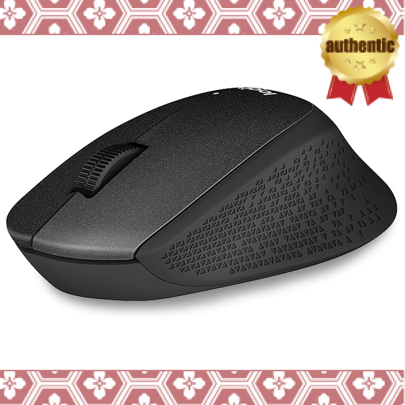 Logitech M330 Silent Plus Wireless Mouse - Black (USB for Windows/Mac/Chrome OS/Linux)