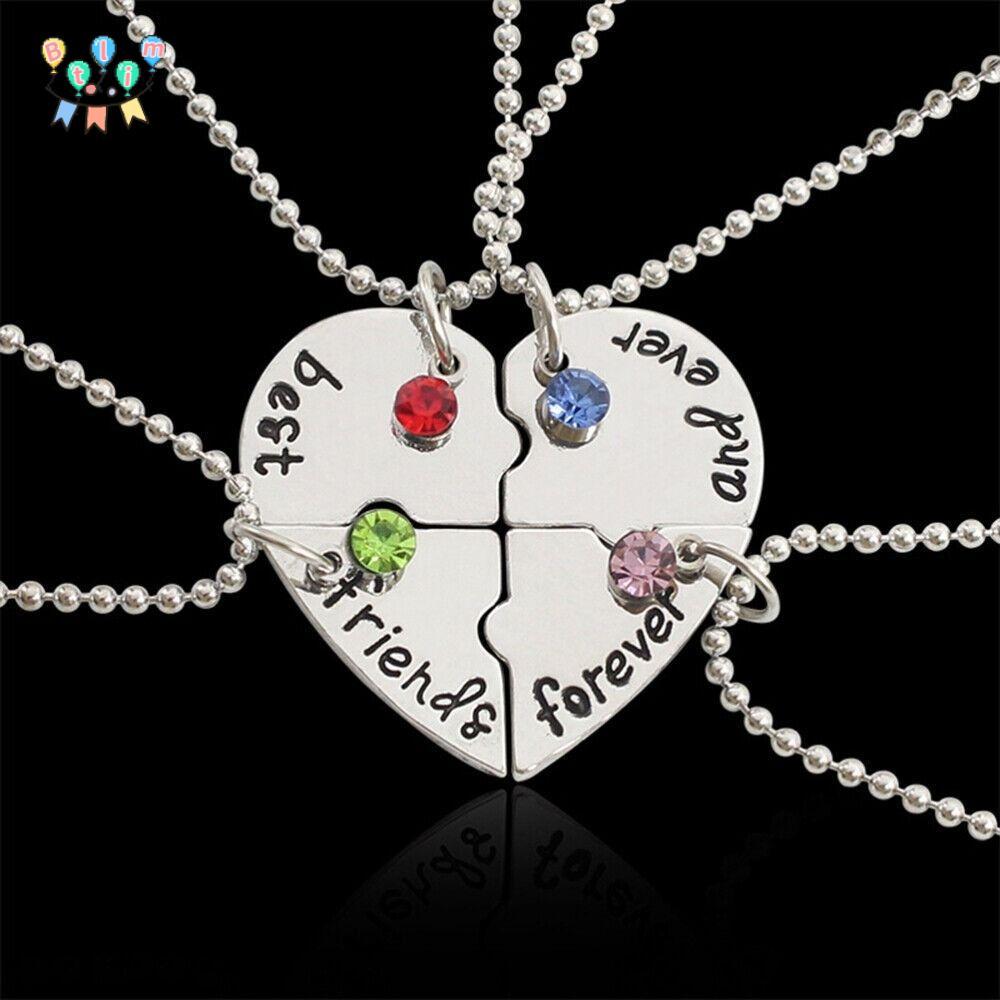BTLIM 4 Bff สร้อยคอแฟชั่น Love สร้อยคอเพื่อน