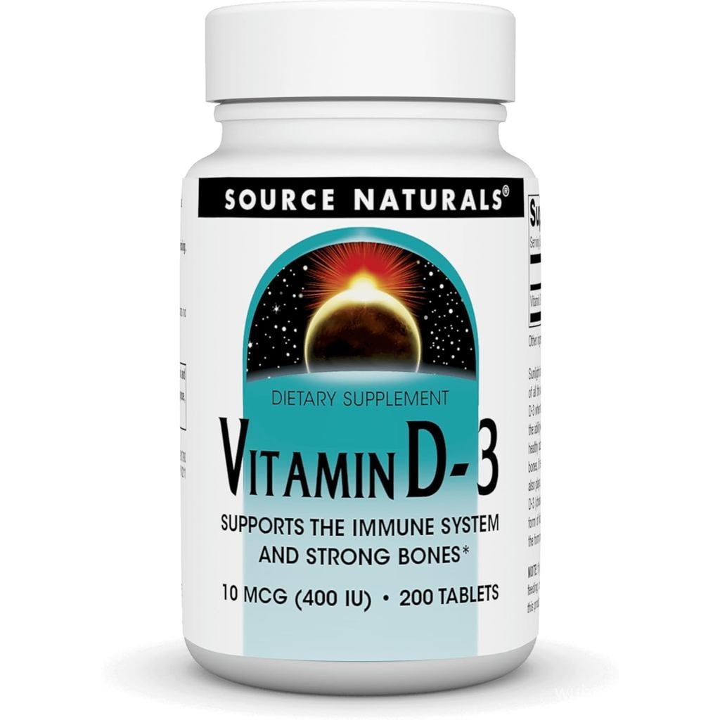 Naturals Vitamin D-3 400 IU 200 เม็ด