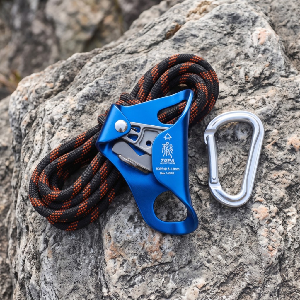 Chest Ascender Secure Grip Rope Ascender Ascender Ascending Device ทนต่อการสึกหรอสําหรับ Climbers, ป