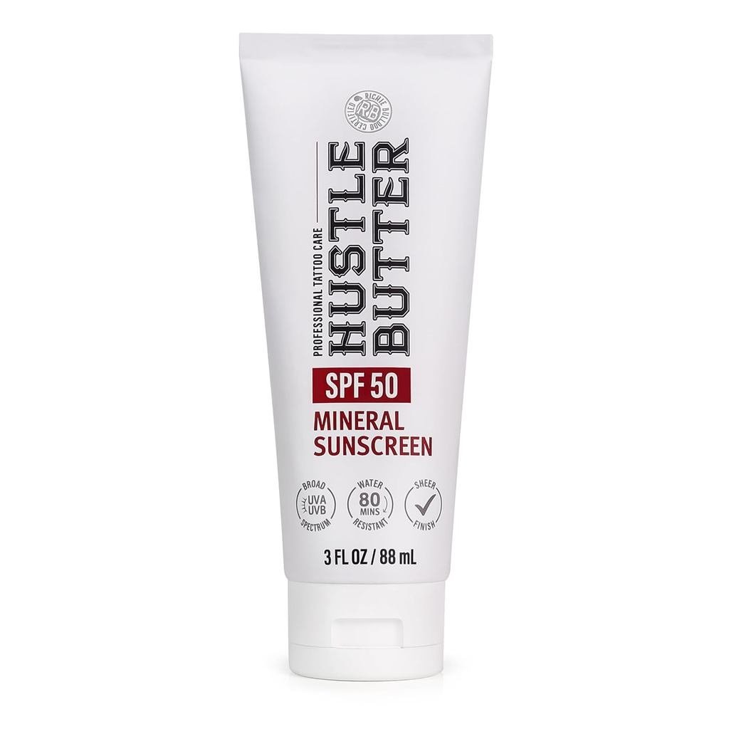 ให้ความชุ่มชื้นอย่างล้ําลึก Hustle Butter Tattoo Aftercare Sunscreen - Tattoo Sunscreen Lotion - Fad