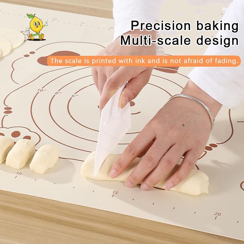 [mozh-t] 1 ชิ้นซิลิโคน Pastry Mat Baking Mat Non-Sti Dough Mats Pastry Mats สําหรับ Rolling Dough พร
