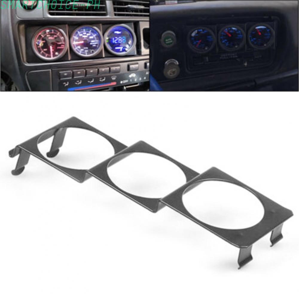 Standard DIN Slot Triple 52mm Gauge Holder Pod สําหรับรถยนต์มือซ้ายหรือขวา