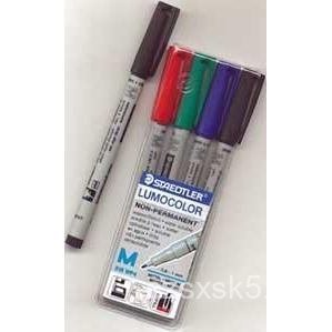 Chessex บทบาทเล่น Mat Marking ปากกา: ONE (1) BLACK MARKER - Single Staedtler Lumocolor Water Based O