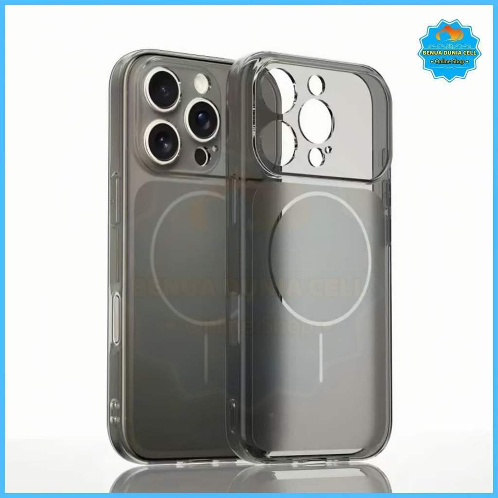 ULTRA SLIM MATTE LARGE WINDOW CASE สําหรับ OPPO A3X A5i A6C A6 PRO A5 PRO A58 4G - BDC