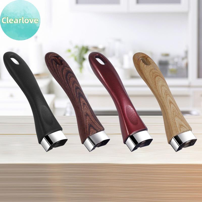Clearlove Bakelite Pan หม้อจับ Anti Scalding กระทะทนทาน Universal Ergonomic อุปกรณ์ครัวเปลี่ยนที่ถอดออกได้ Bakelite Grip TH