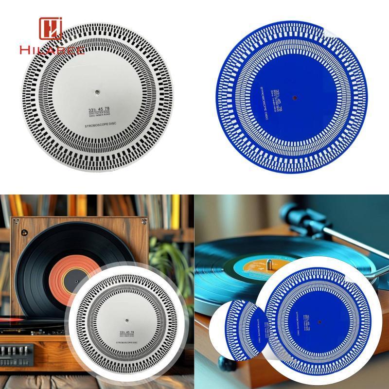 [UsusexaMY] Tachometer Strobe Disc สําหรับเครื่องเล่นบันทึก, Strobe Mat สําหรับ 33-1/3, 45 และ 78 Rp