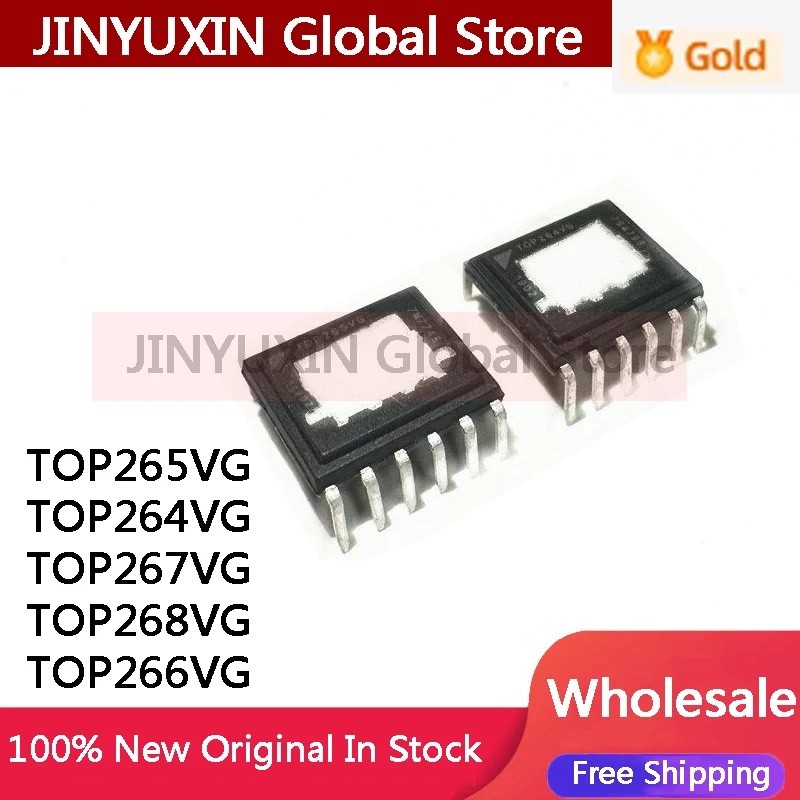 1-5PCS TOP265VG TOP264VG TOP266VG TOP267VG TOP268VG TOP266VG EDIP-12 ชิป IC ขายส่งในสต็อก