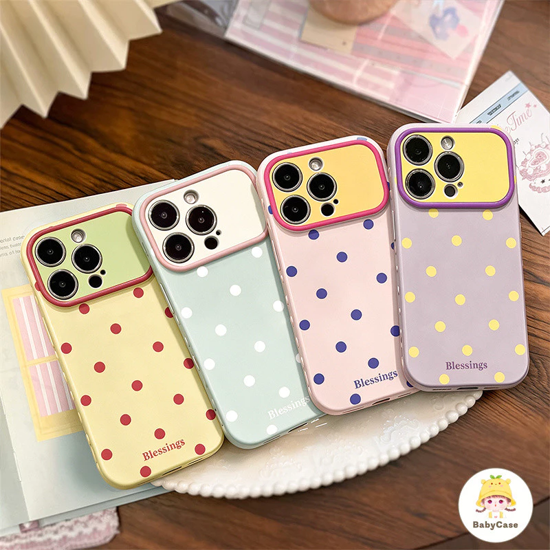 กรณีโทรศัพท์มือถือที่มีจุดคลื่นสีที่แตกต่างกัน เคสไอโฟน17 สำหรับ IPhone 16 7 8 15 Plus XR X XS Max Air 12 11 13 14 Pro