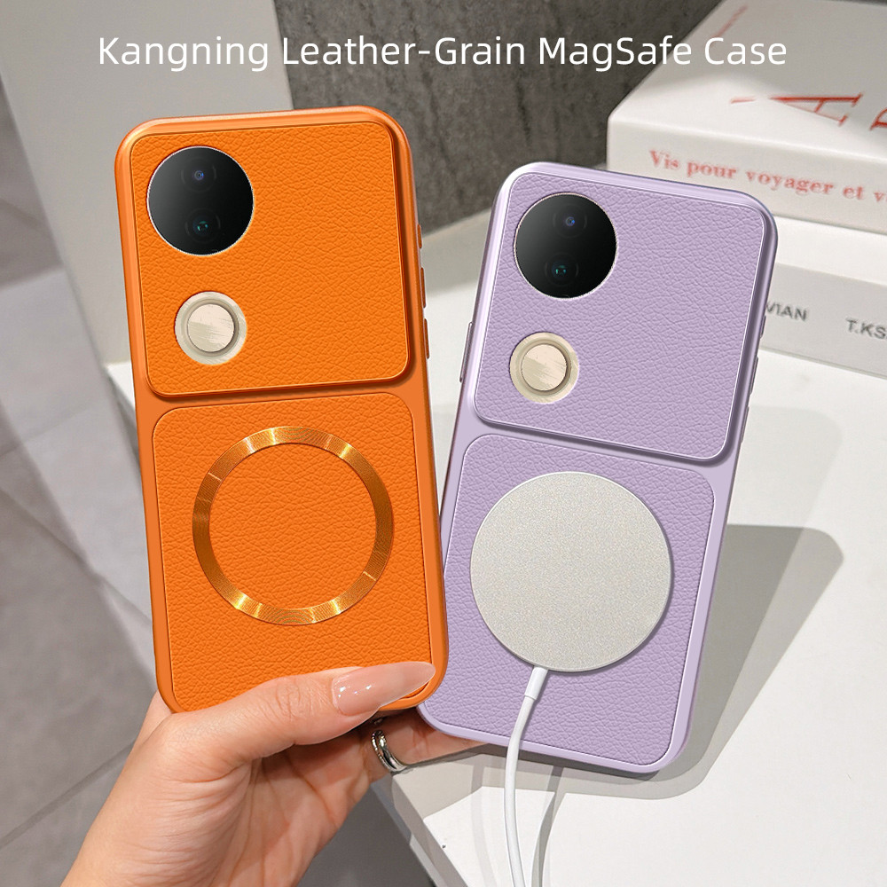 ใช้ได้กับ Vivo S20 V2429A เคสโทรศัพท์หนังฝ้าแบบแม่เหล็กชาร์จ