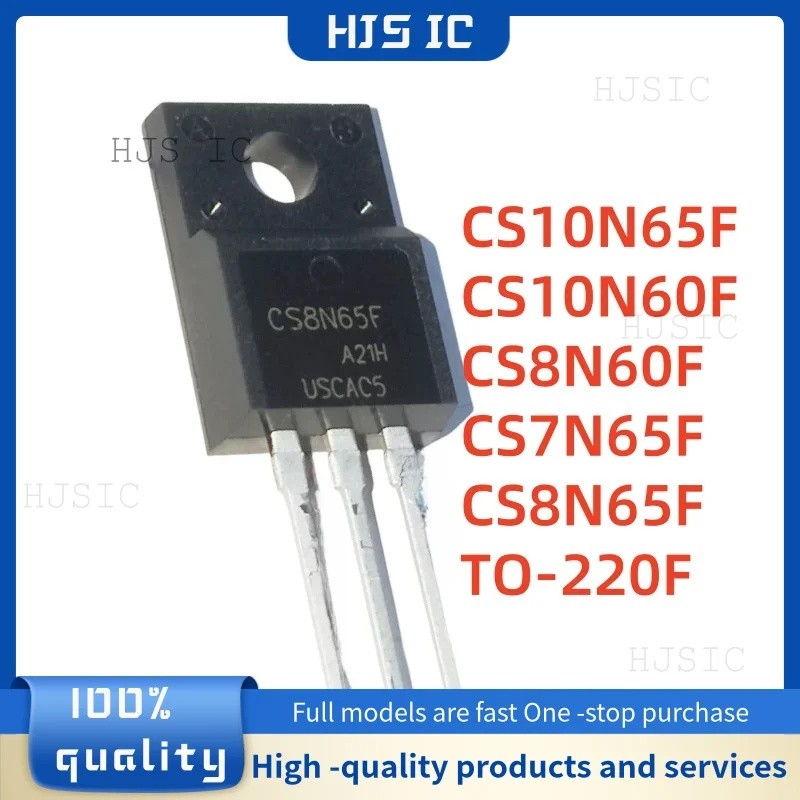 5PCS CS10N65F 10N65F CS10N60F 10N60F CS8N60F 8N60F CS7N65F 7N65F CS8N65F 8N65F TO-220F ขายส่ง Field 