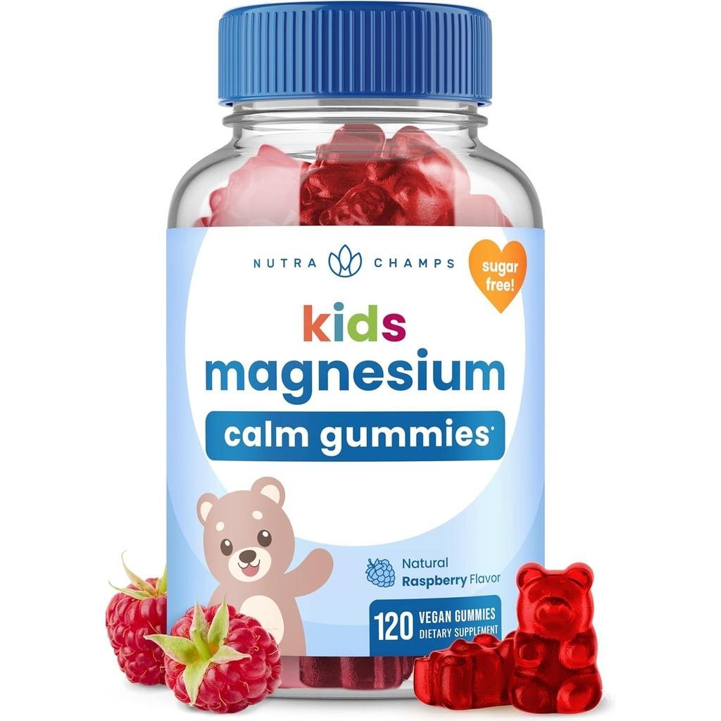 NutraChamps 120 Magnesium Sugar Calm Magnesium สําหรับพอร์ต 4 เดือน ชั้น B Health