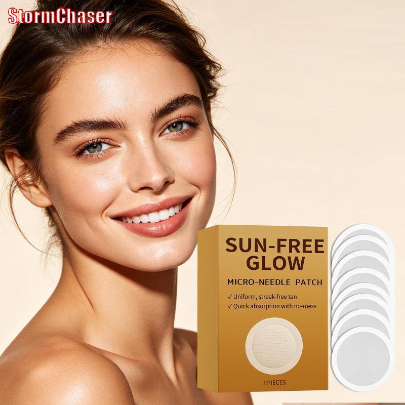 [Storm-t] Self Tanning Micro-Need Patch 7/10 ชิ้น Qui Sunless Bronzing Stiers ไม่มี Harm สําหรับการด
