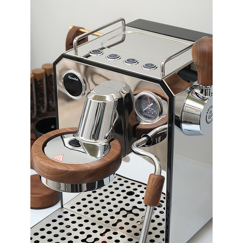 Gemilai 3006AH Universal Owl-Special แหวนป้องกันความร้อนพร้อมเกียร์ทรงกลม ลายคลื่น ไม้วอลนัท สำหรับต