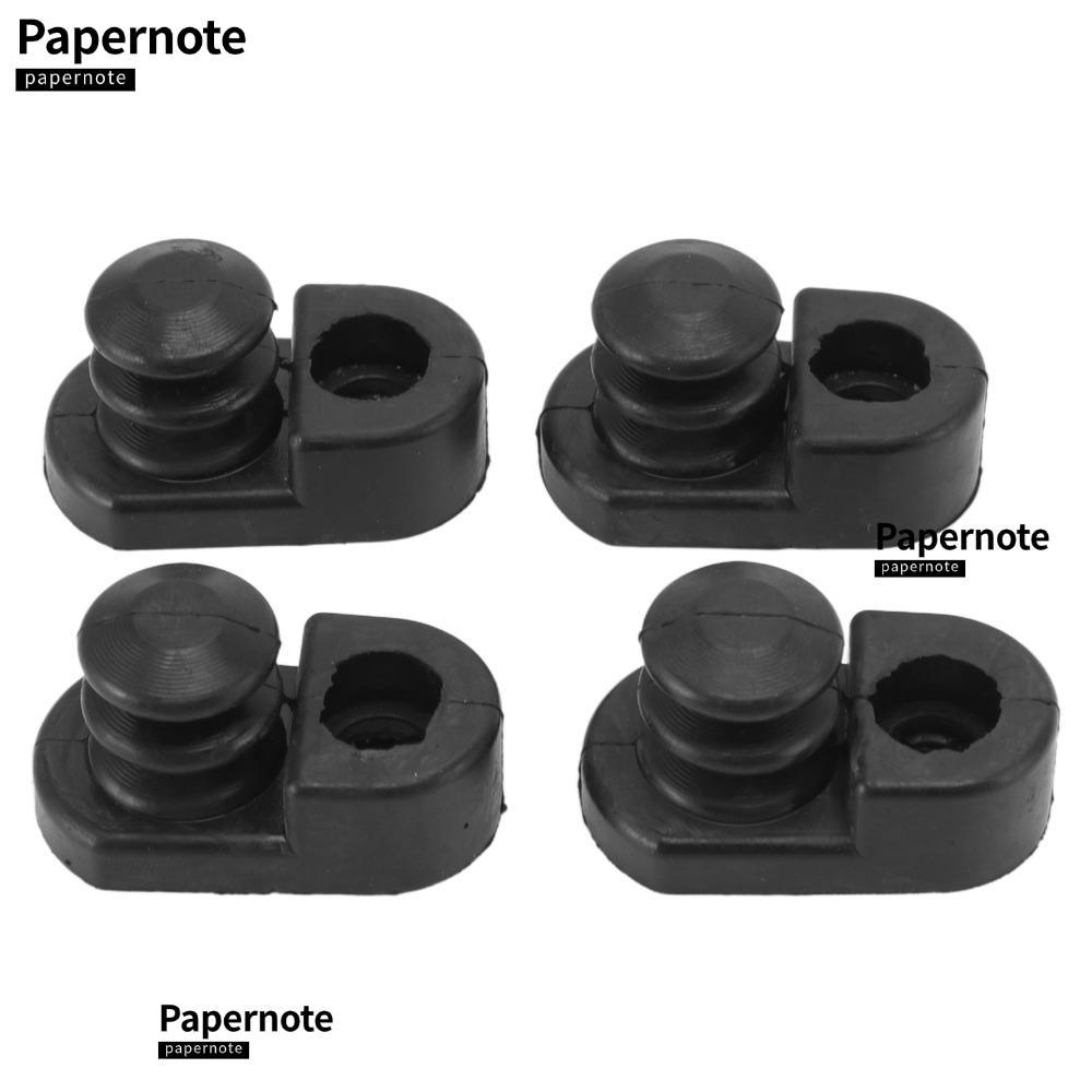 PAPERNOTE ฝาครอบกันชนประตู Jamb 4 ชิ้น, ฝาครอบสวิตช์ประตู ABS สีดํา, 253685L300 สวิตช์ไฟภายใน Boot ส