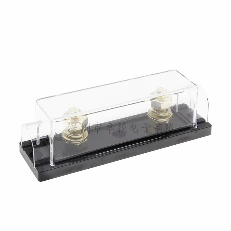 Daping Fuse Holder กล่องฟิวส์ขนาดใหญ่ส้อม Bolt Fuse Holder พร้อมฝาปิด ANL Car Audio Fuse Holder