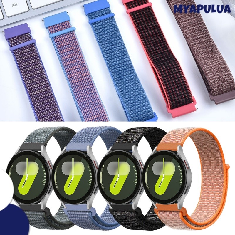 สายรัดไนลอนหลอง 22 มม. 20 มม. for Garmin Watch Forerunner 165 570 265/Samsung/Huawei/Amazfit Bip 6/Redmi Watch 5 Active