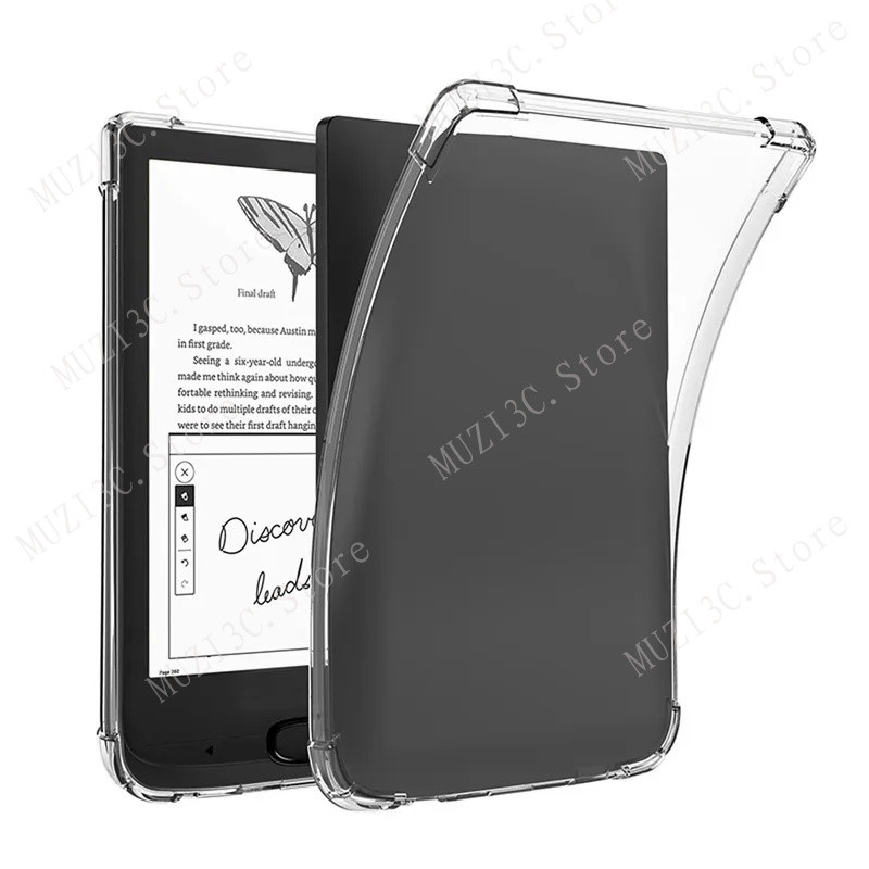 สําหรับ Pocketbook PB616/617/618/627/628/632/633/Basic Lux4/6.0 eReader กรณีโปร่งใส TPU Soft Clear ป