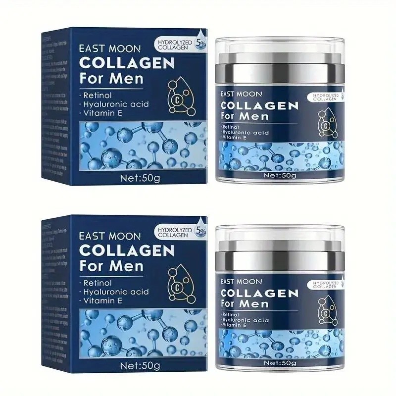 ซื้อ 1 เอา 1 - East Moon Mens Cream Facial Skin Hydrationcream แต่ละครีมคอลลาเจนสําหรับผู้ชายที่มี R