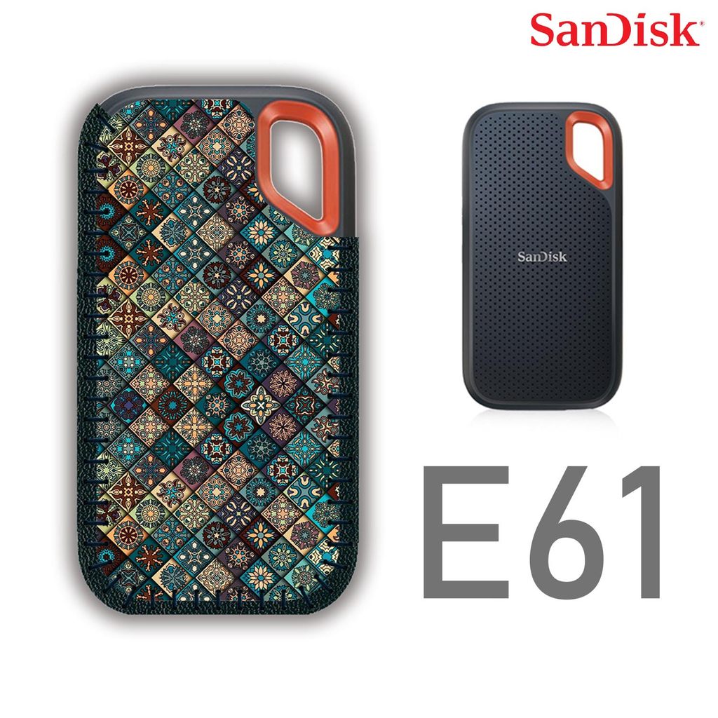 เหมาะสําหรับ SanDisk SanDisk E61 เคสป้องกัน Solid State ฮาร์ดไดรฟ์มือถือกระเป๋ากล่องเก็บของกันกระแทก