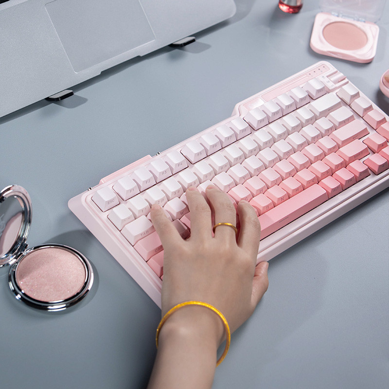 [KZZI] Kezhi K75V2 คีย์บอร์ดเชิงกลแบบกําหนดเองการเชื่อมต่อไร้สายสามโหมด 75 ปะเก็นแป้นพิมพ์การกําหนดค