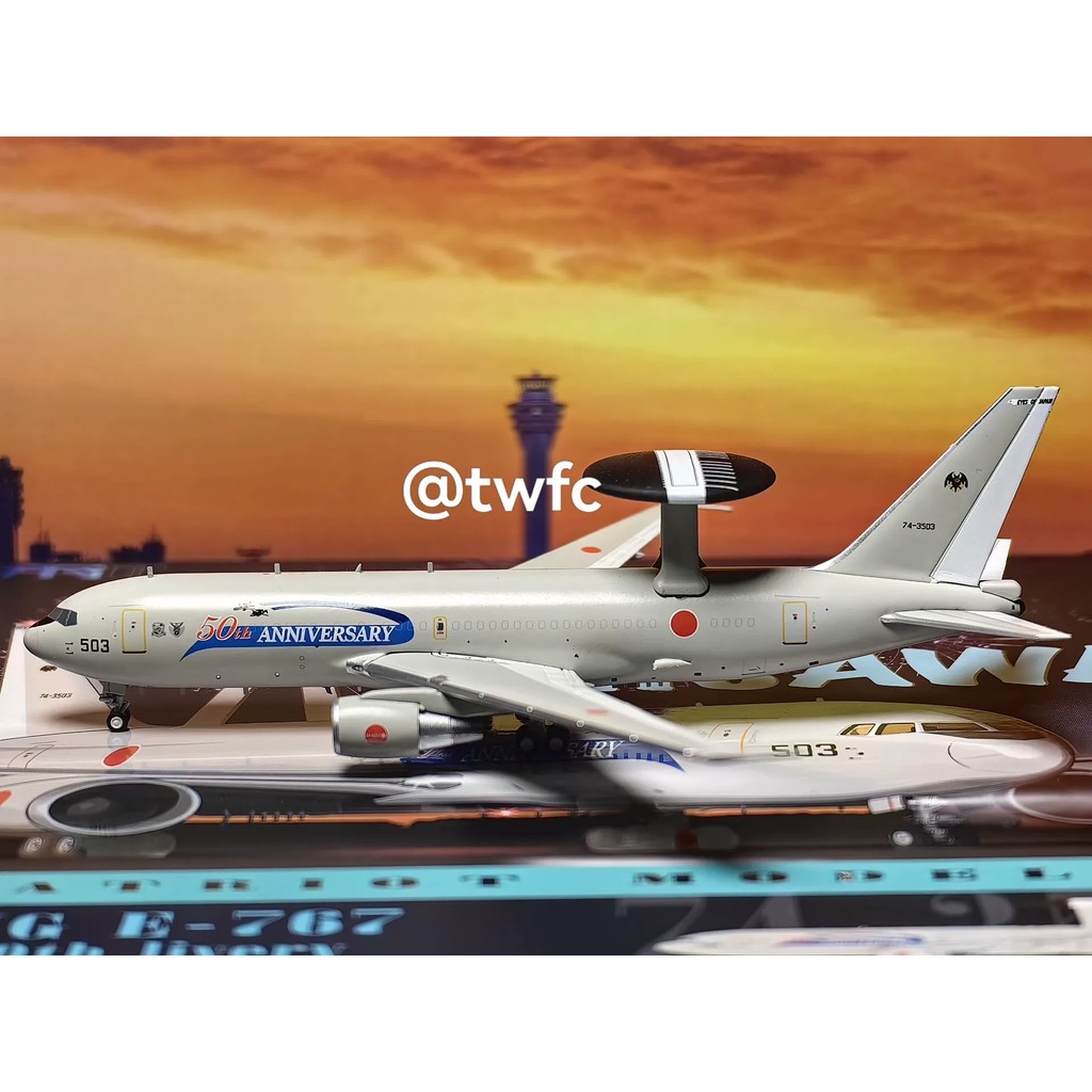 PT Patriot รุ่น pm pandamodel OEM Japan Air Force Self-Defense Force B767-200/E-767 Warning Aircraft