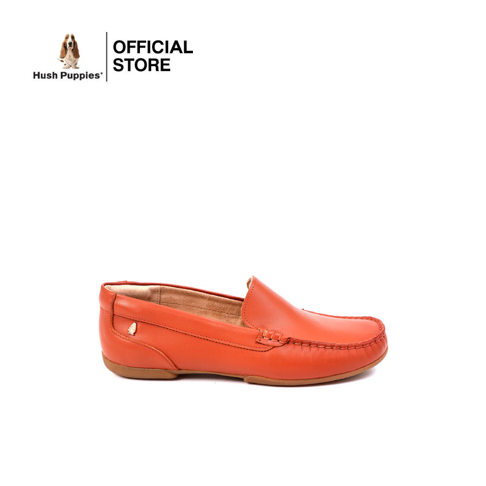 Hush Puppies รองเท้าผู้หญิง รุ่น HP 8WCFB2415F - สีน้ำตาล (รองเท้าลำลองหนังแท้ แบบสวม)
