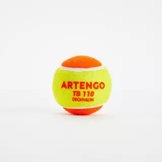 Decathlon Tennis Balls Tb110 X3 ลูกเทนนิสรุ่น Tb110 แพ็ค 3 ลูก - Orange