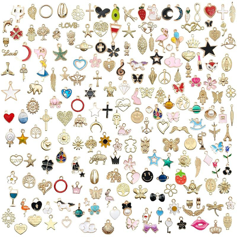 【Gift】Acidea Charm Accessory Part – 1 Random Piece, Multicolor, Handmade Jewelry Gift