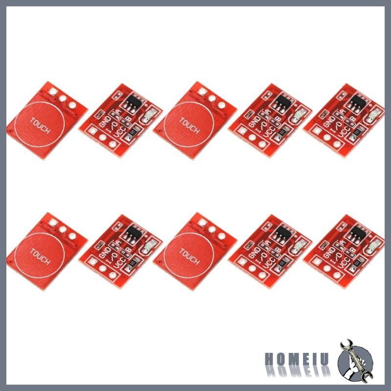 HOMEIU TTP223 Touch Switches Module TTP223 สวิตช์แบบ Capacitive โมดูลปุ่ม การใช้พลังงานต่ําสําหรับอา